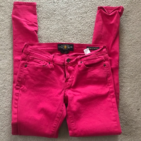 Lucky Brand Hot Pink Jeans. 4. - Picture 8 of 8